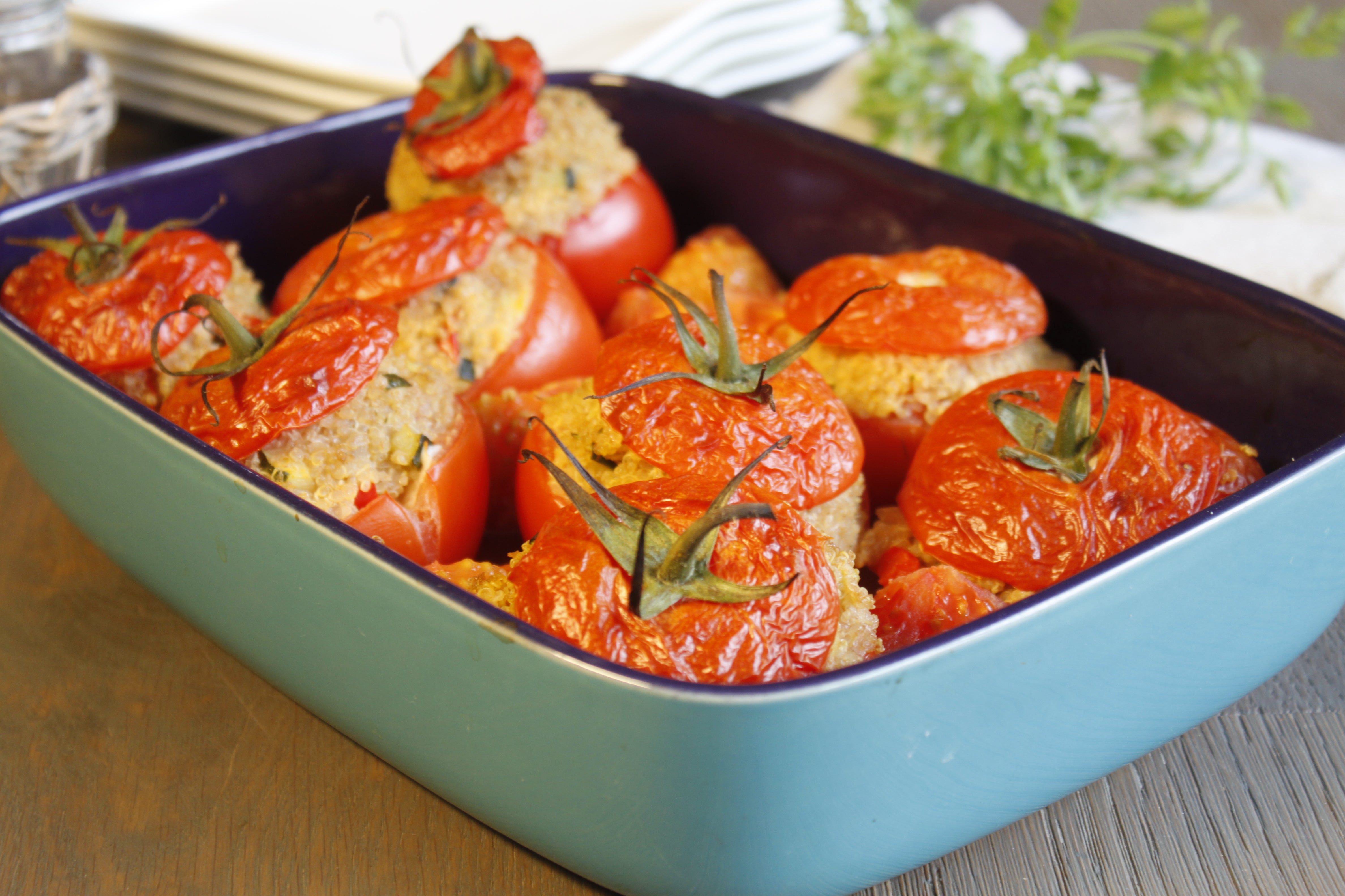 Tomates farcies végétariennes
