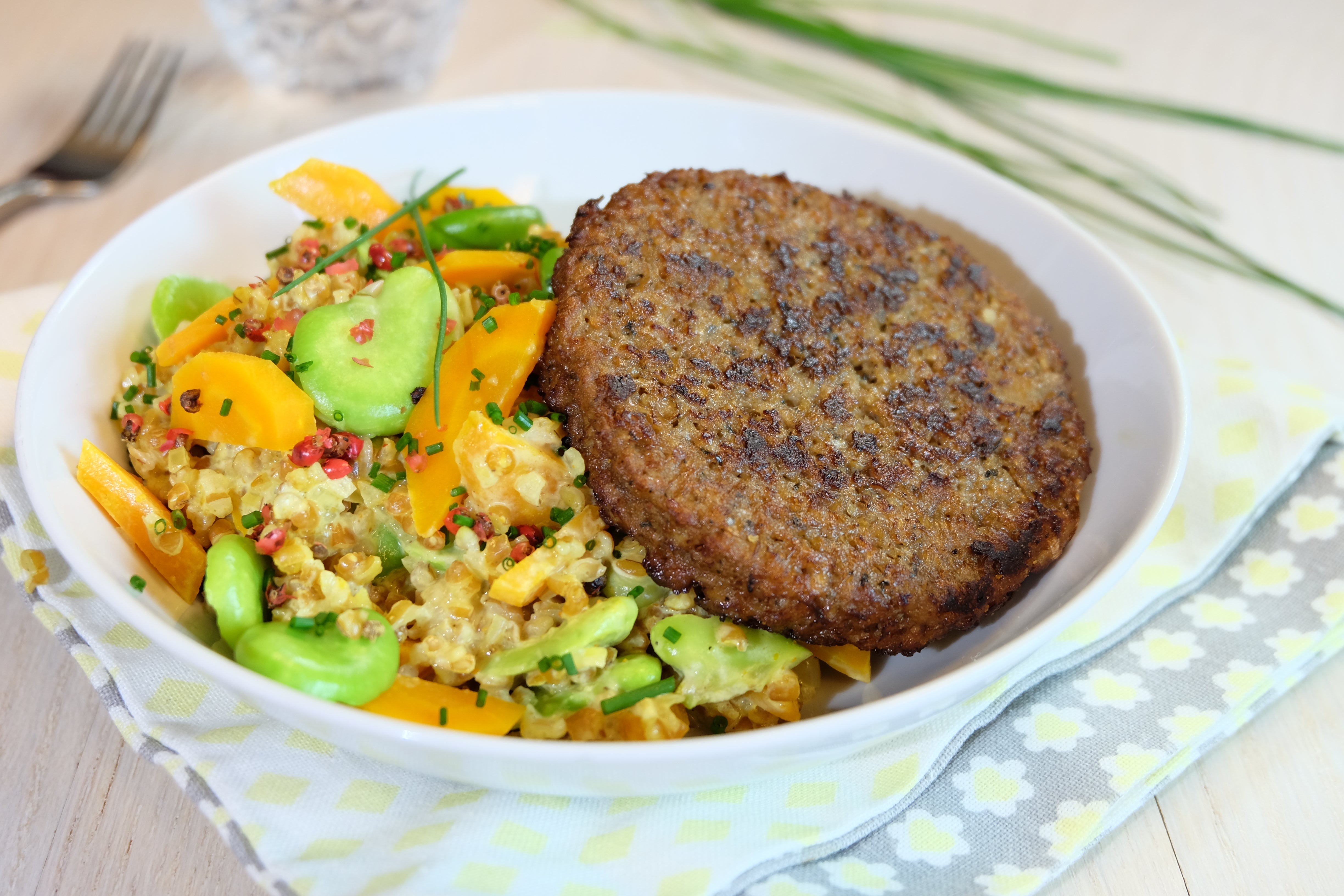 Risotto aux légumes et le Gourmand