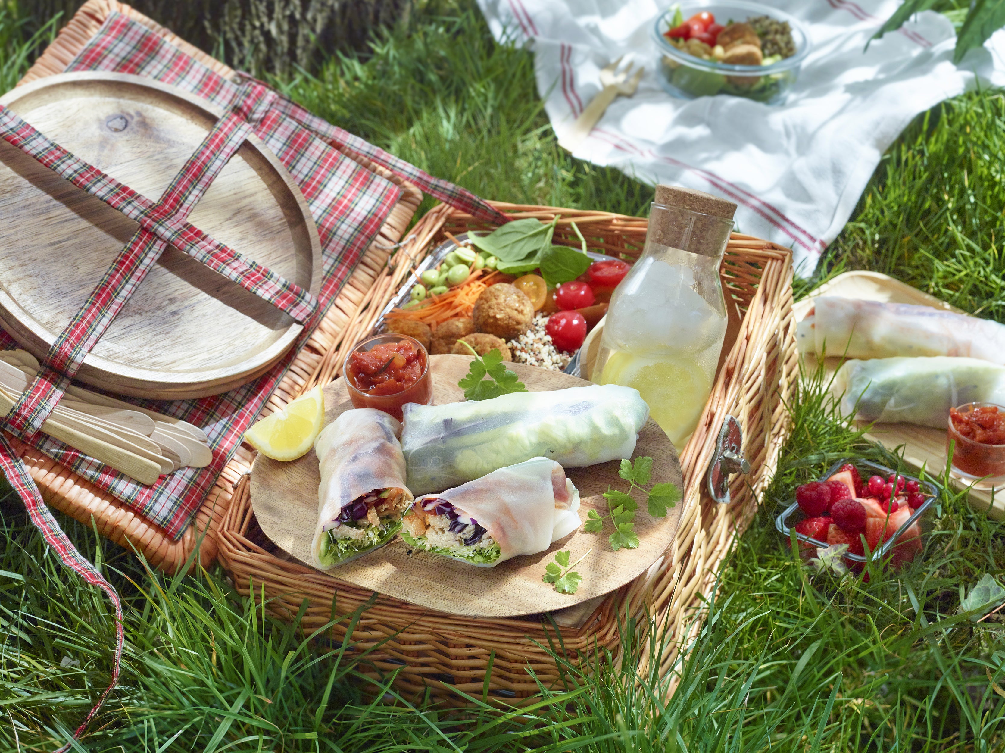 Rouleaux de printemps pique nique