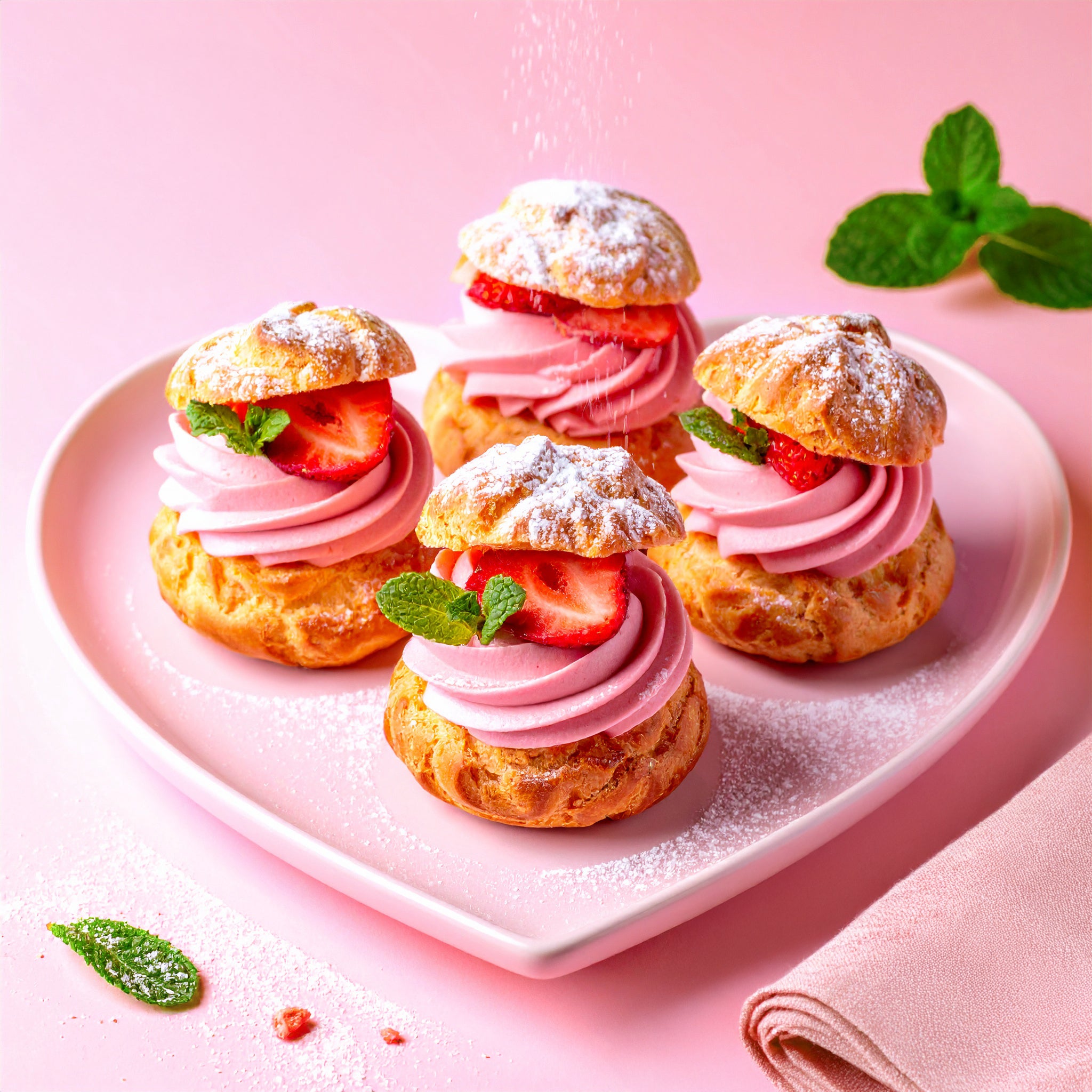 Petit choux Nesquik saveur fraise