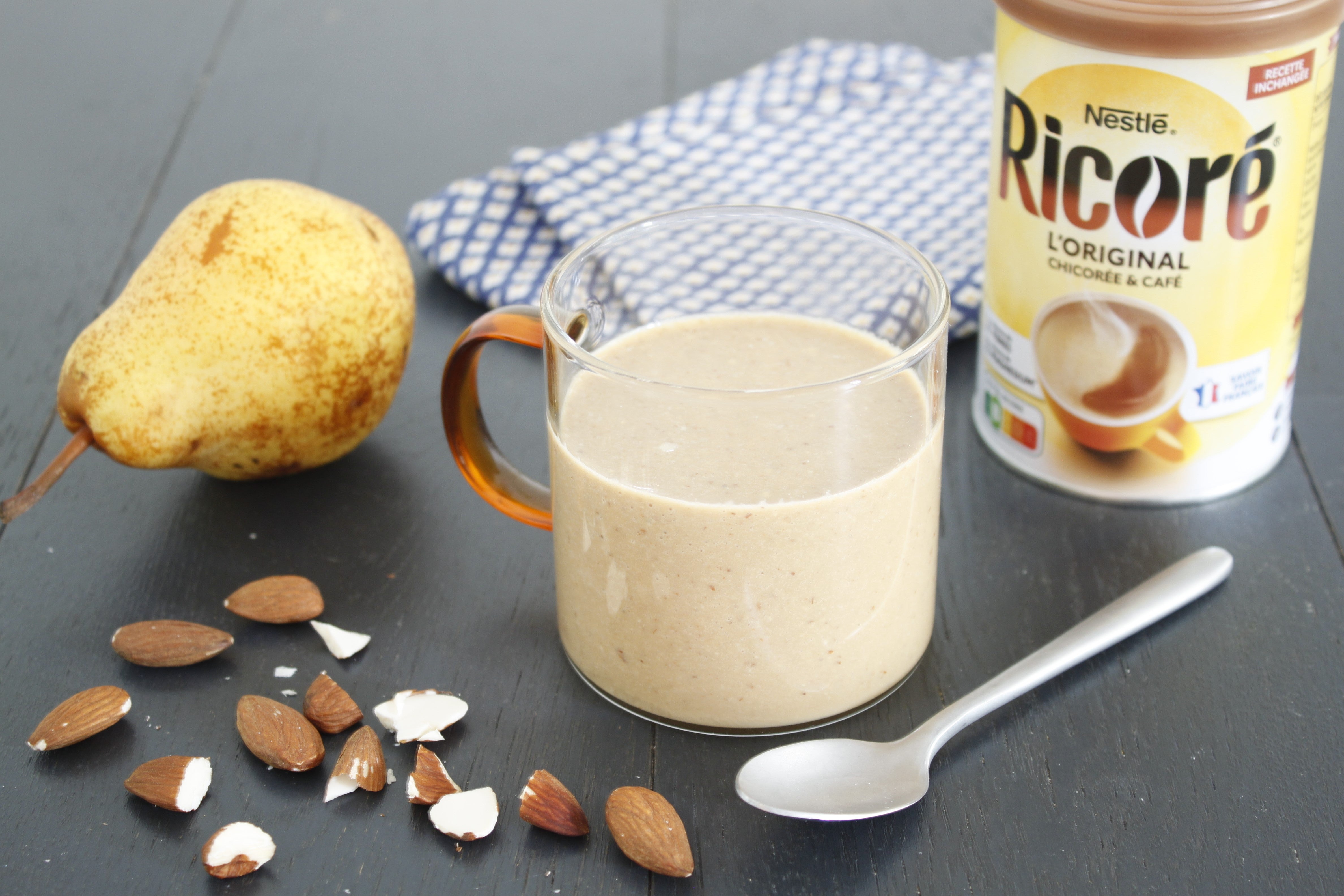 Boisson poire Ricoré amande