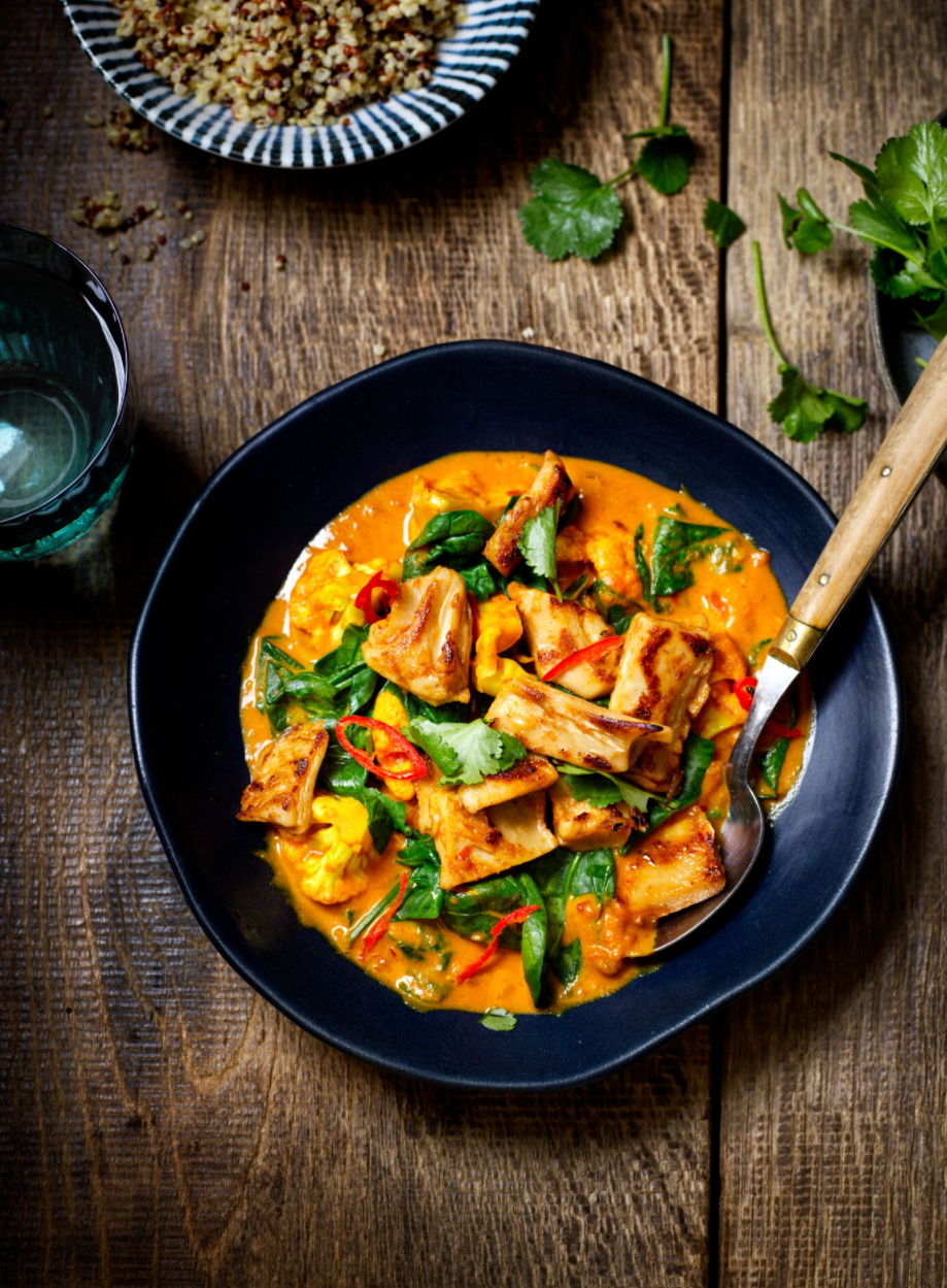 Curry aux émincés de soja