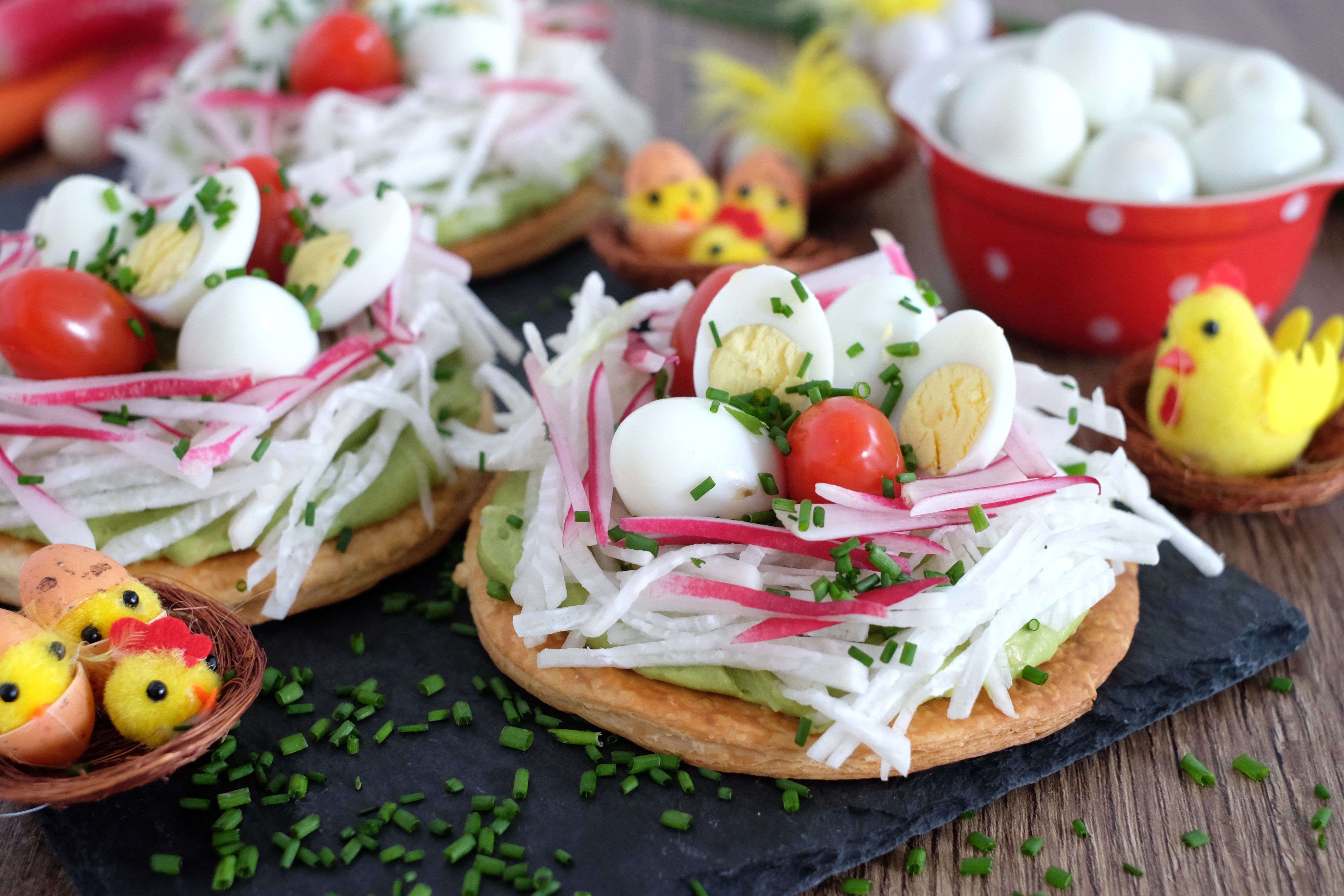 Tartelette en nid croustillant