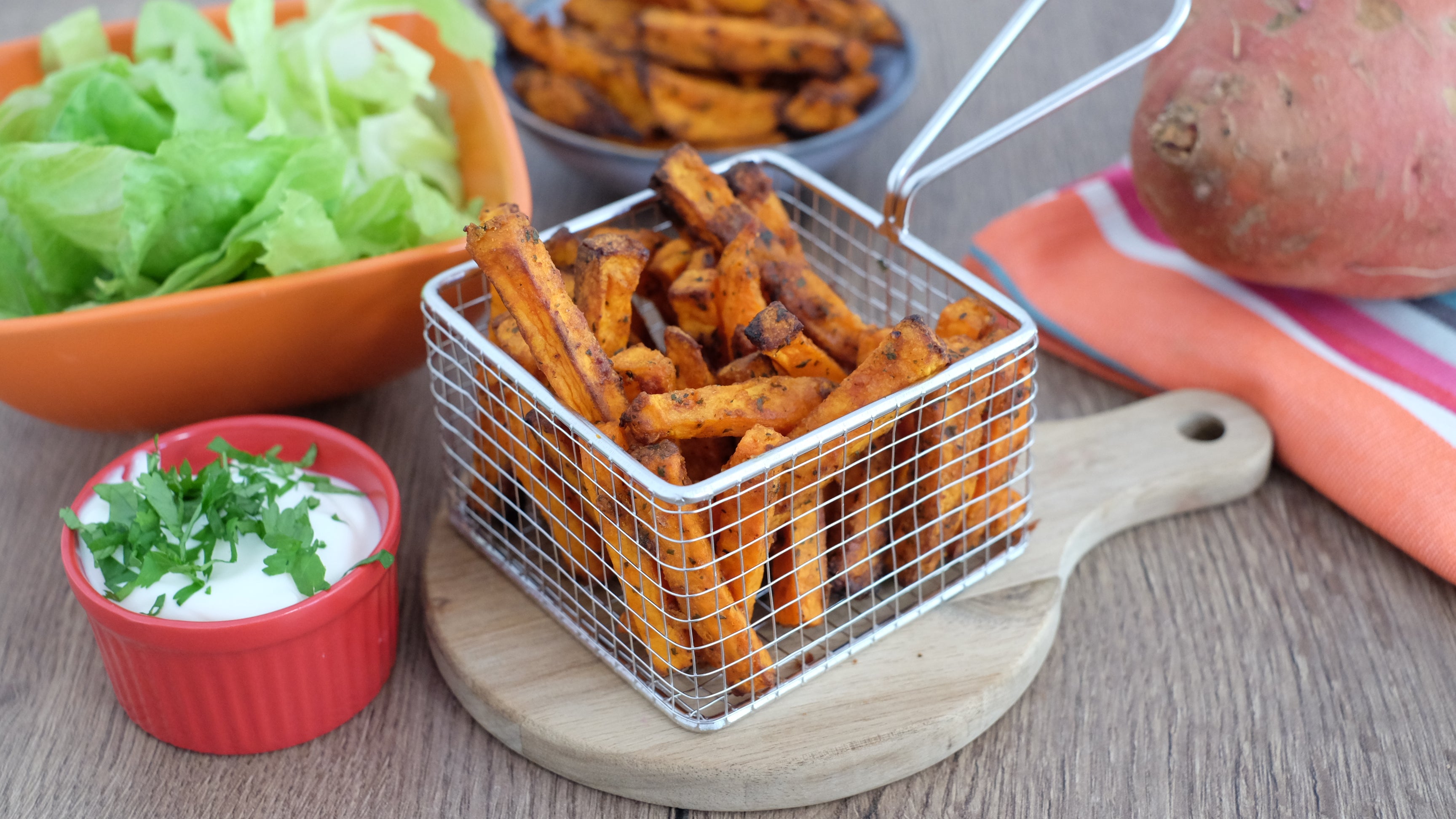frites de patate douce