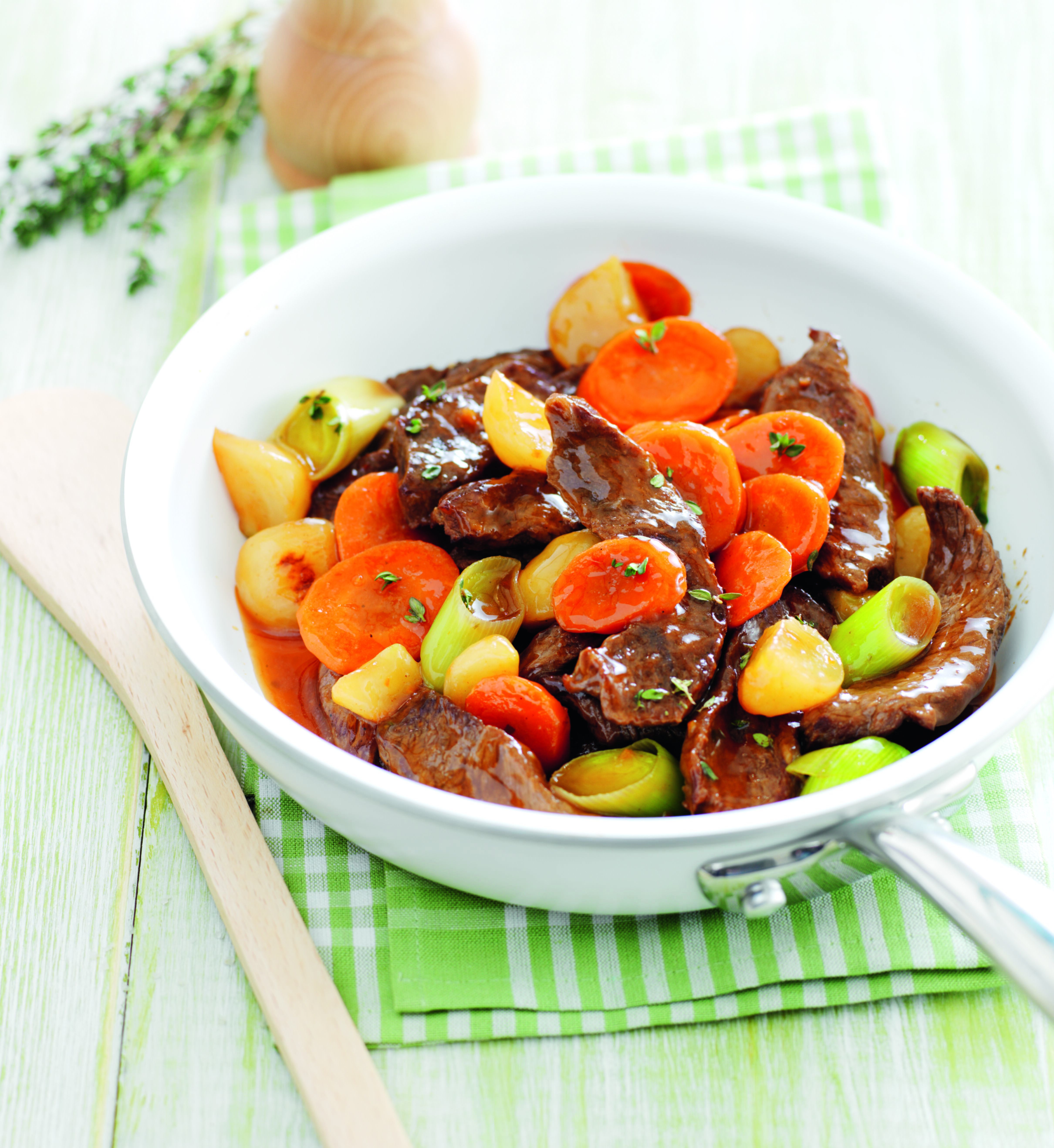 Poêlée de bœuf façon pot au feu