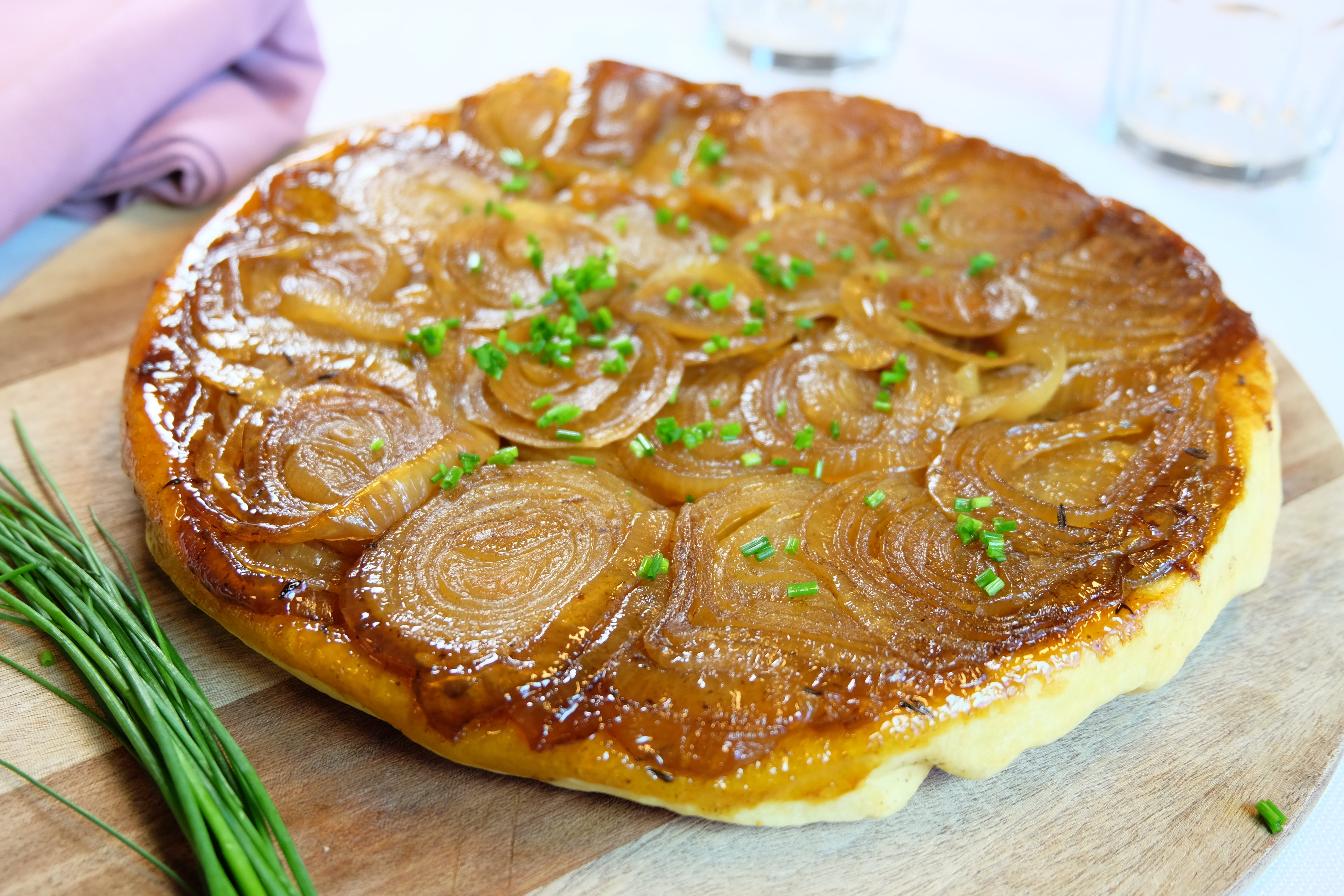 Tarte tatin aux oignons