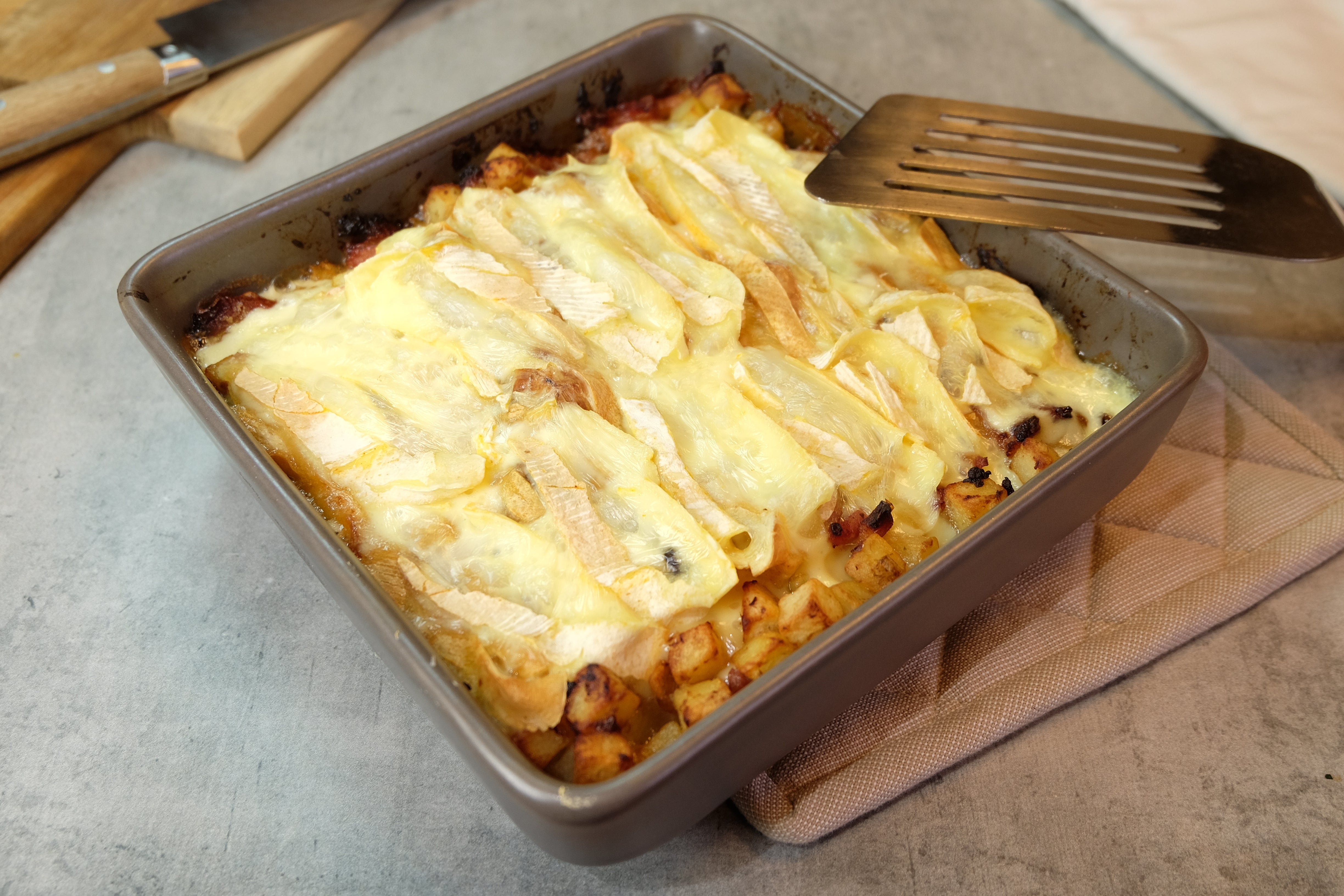 Tartiflette sans vaisselle