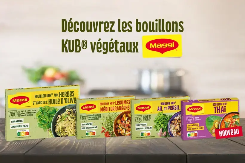 Les bouillons KUB® végétaux MAGGI®