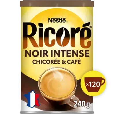 Chicorée &amp; Café, RICORÉ® Noir Intense, Boîte de 240g