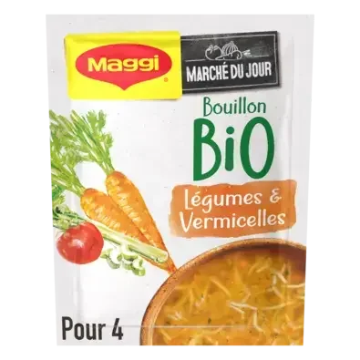 MAGGI BIO Soupe Bouillon Légumes Vermicelle 60g