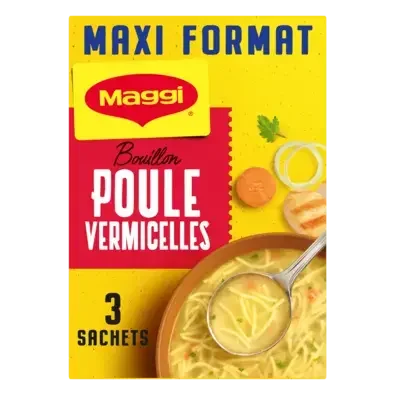 MAGGI Soup Chicken Vermicelli Carton 3x59g FR