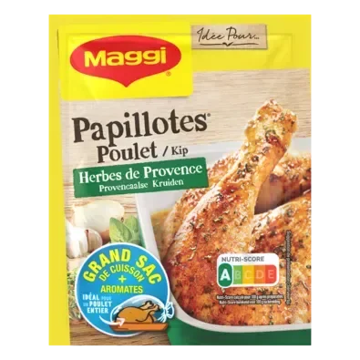 MAGGI Papillotes Poulet Herbes de Provence 34g visuel-2