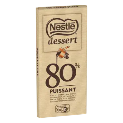 DESSERT Dark Chocolate 80% Box 19x170g FR