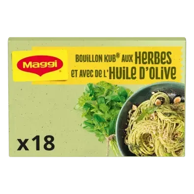 MAGGI Bouillon H Herbs And Olive Oil Carton 20x180g FR