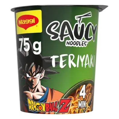 MAGGI Cup Noodle Teriyaki Chicken Dragon Ball Z Cup 8x75g XE