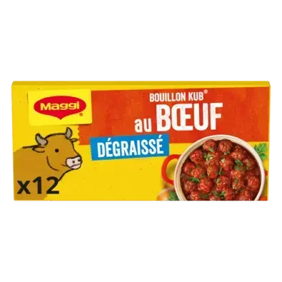 MAGGI Bouillon Beef Fat Free Carton 20x120g FR
