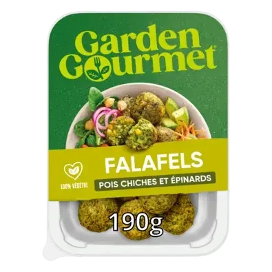 GARDEN GOURMET Falafel Epinards 190g