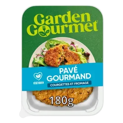 GARDEN GOURMET Pavé Gourmand Courgettes Fromage 180g