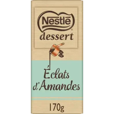Visuel NESTLÉ DESSERT Lait Éclats d'Amandes 170g
