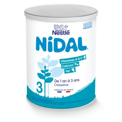 Nestlé Nidal Classique 3ème âge Croissance Lait Infantile  - 800g