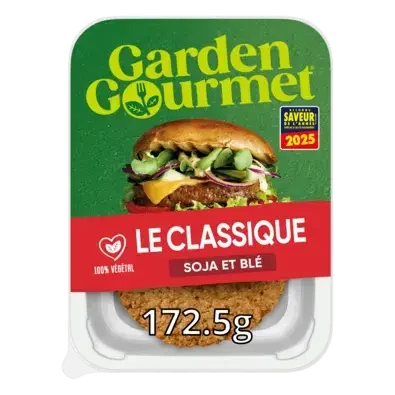 GARDEN GOURMET Le Classique Soja et Blé 172.5g