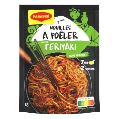 MAGGI Asian Noodles Teriyaki Sachet 12x130g FR