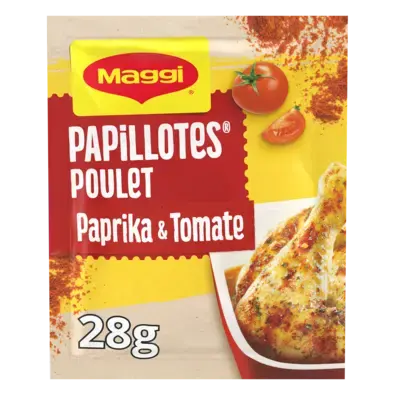 MAGGI Papillotes Poulet Paprika et Tomate 28g
