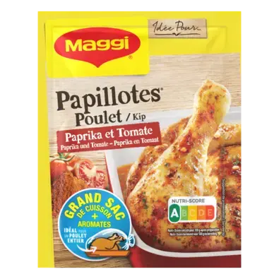 MAGGI Papillotes Chicken Paprika Tomato Sachet 16x28g FR