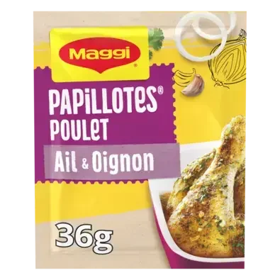 MAGGI Papillotes Poulet Ail Oignon 36g