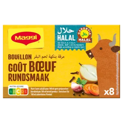 MAGGI Bouillon Goût Boeuf Halal 72g