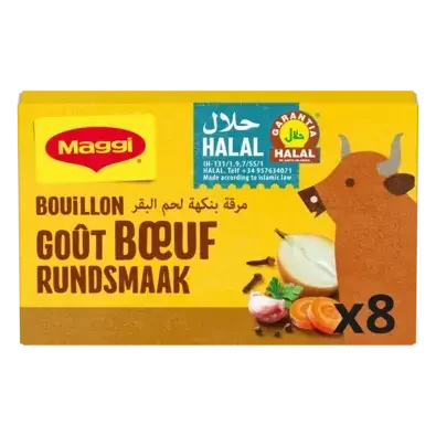 MAGGI Beef Bouillon Halal Box 8x9g FR