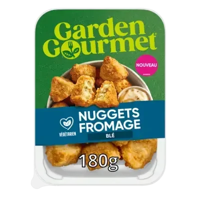 GARDEN GOURMET Cheesy Nuggets Peel Pack 48x180g FR