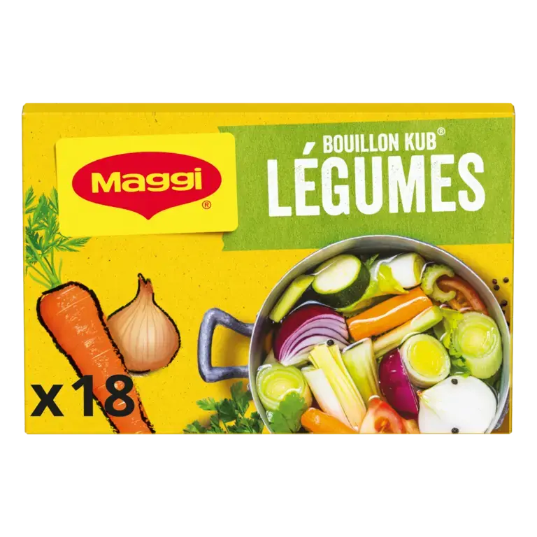 MAGGI Bouillon Vegetable Carton 20x180g FR