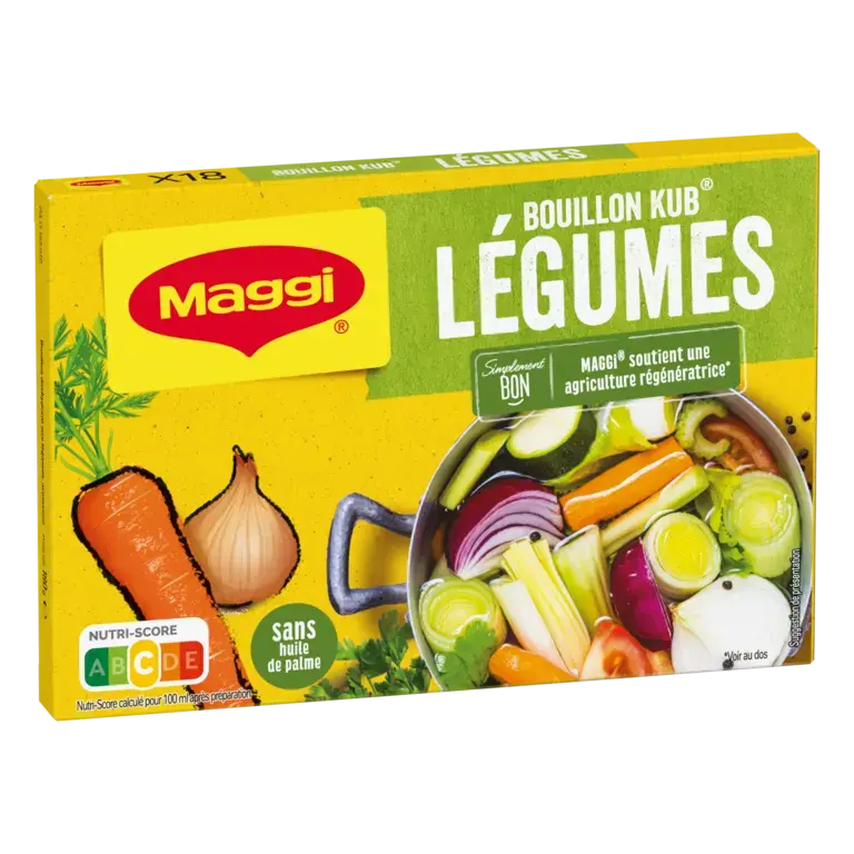MAGGI Bouillon Vegetable Carton 20x180g FR