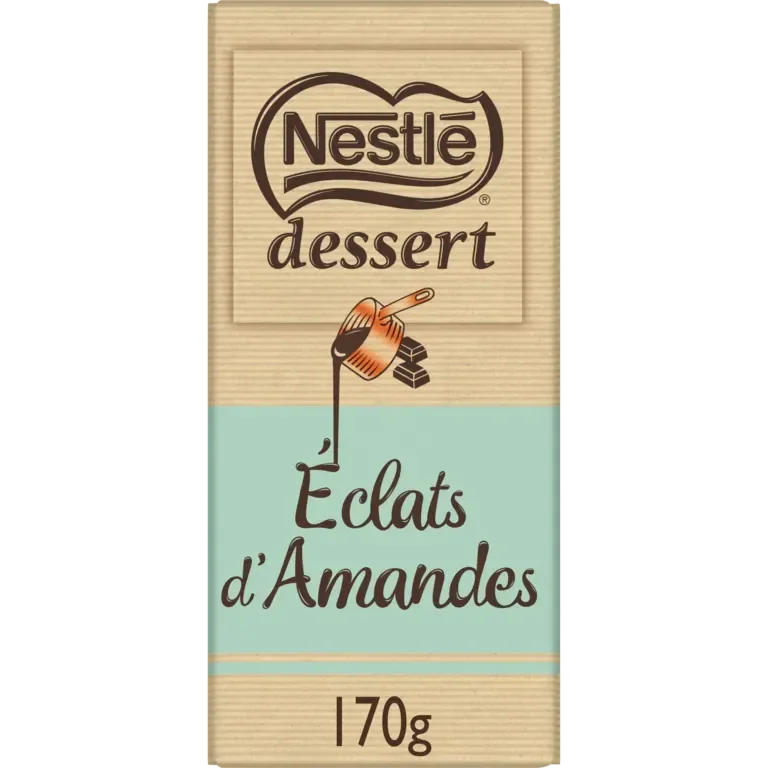 Visuel NESTLÉ DESSERT Lait Éclats d'Amandes 170g