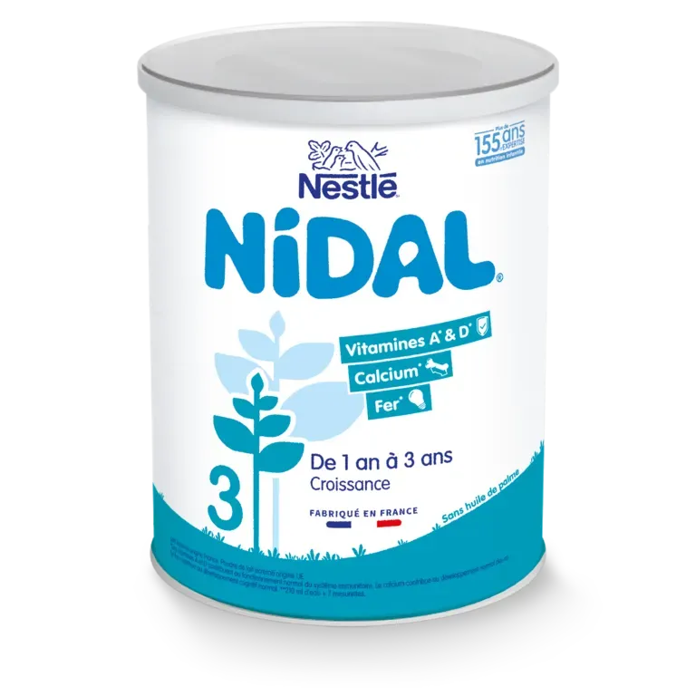 Nestlé Nidal Classique 3ème âge Croissance Lait Infantile  - 800g