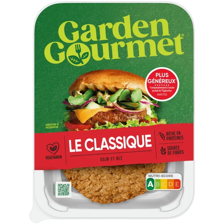GARDEN GOURMET Le Classique Soja et Blé 172.5g