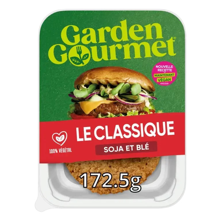 GARDEN GOURMET Vegan Burger Peel Pack 48x172.5g FR
