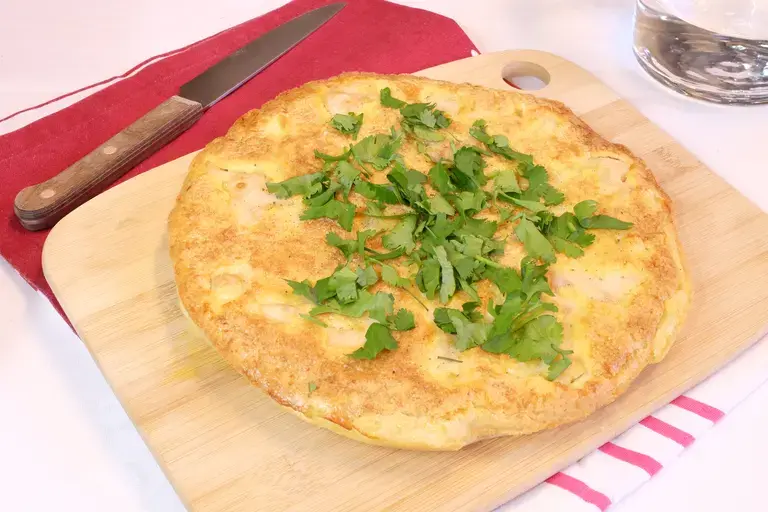 Quiche sans pâte, poulet, coco, gingembre