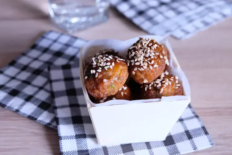 Boulettes de légumes au sésame