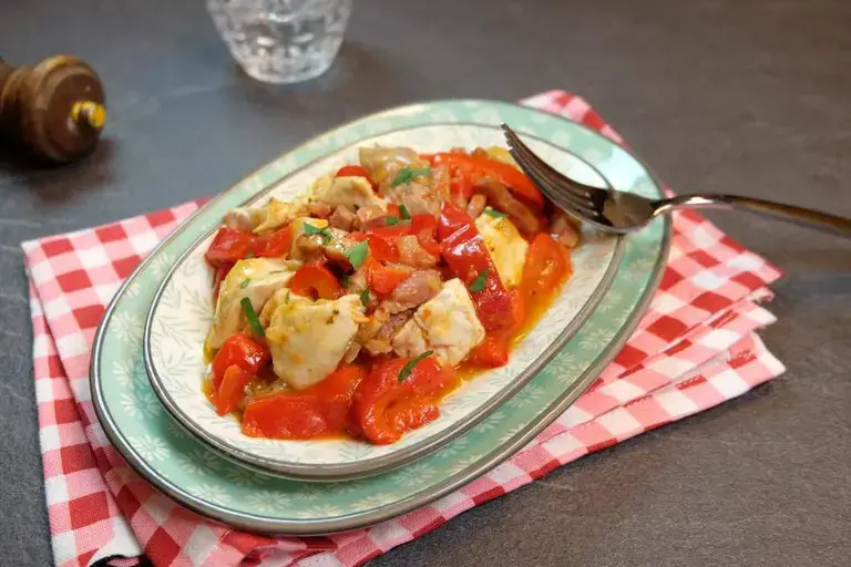 Poulet basquaise anti-gaspi