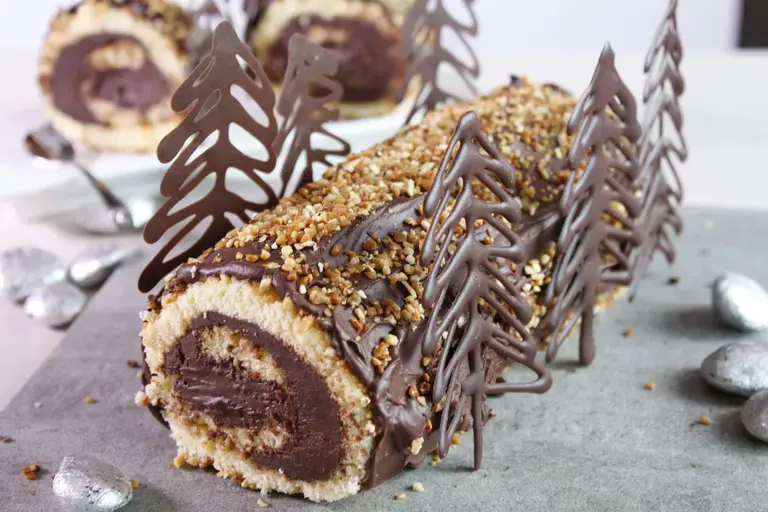 Buche chocolat orange