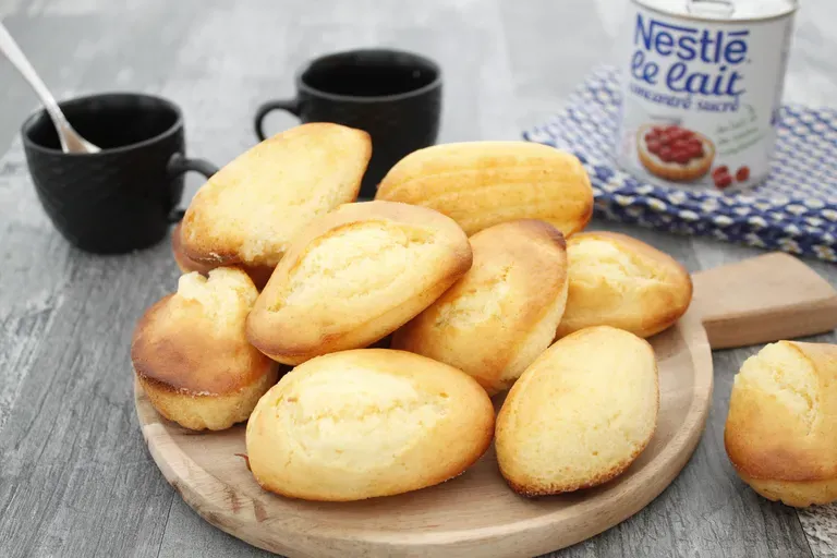 Madeleines Lait Concentré Sucré