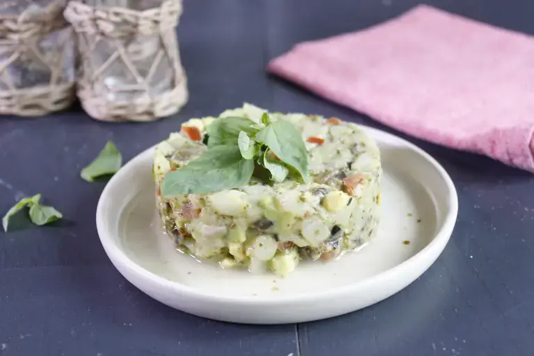 Tartare de daurades aux olives