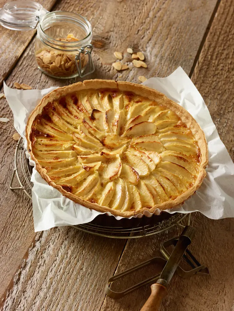Tarte aux pommes sans lactose