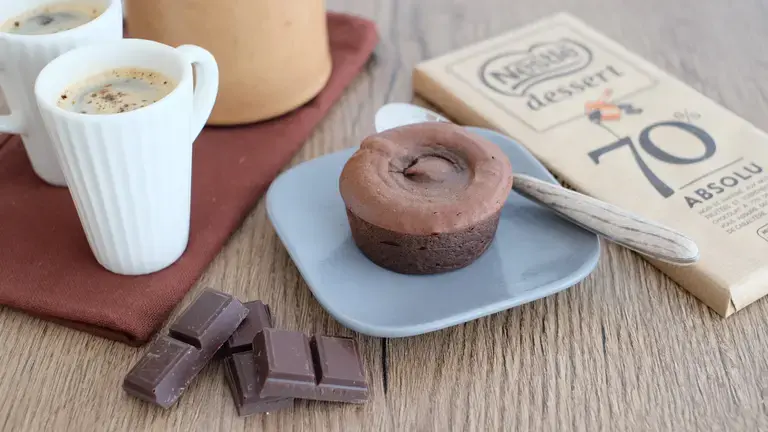 Fondant au chocolat noir absolu