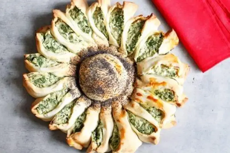 Pizza soleil épinard ricotta à l'italienne