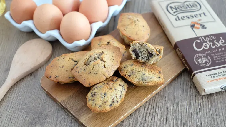 Madeleines aux pépites