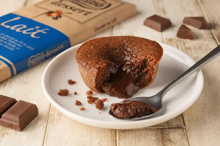 Petits fondants au chocolat au Lait