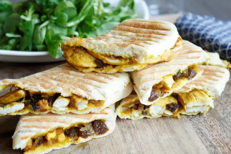 Panini poulet curry